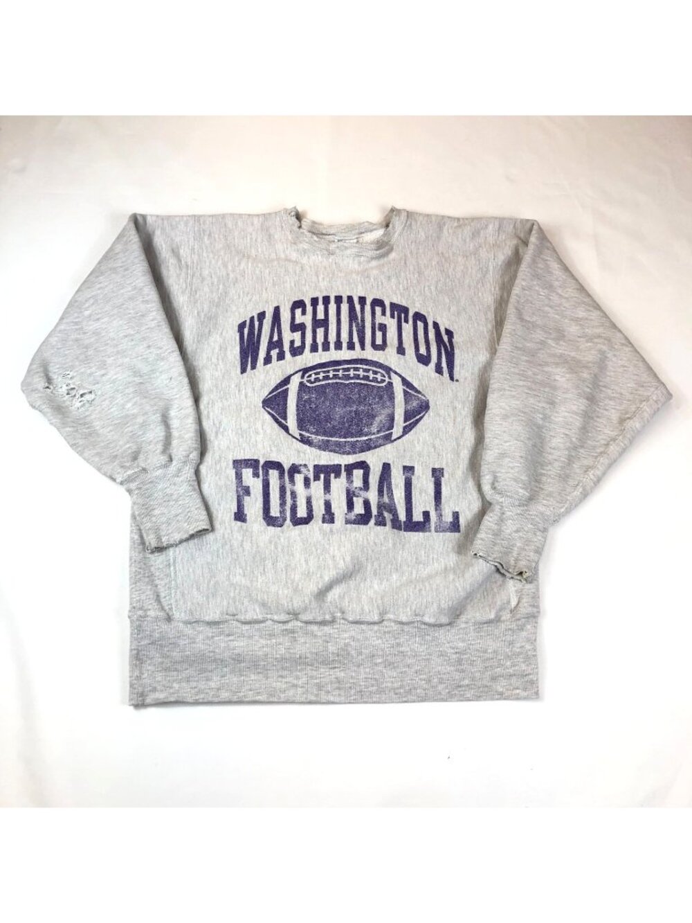 Vintage Champion Reverse Weave University Washington Huskies Football Sweatshirt